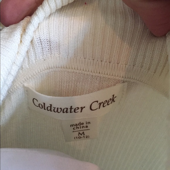 Vintage Y2K Coldwater Creek Ribbed Elbow Sleeve Sweater Size Medium ( 10 - 12 ) - Picture 2 of 5